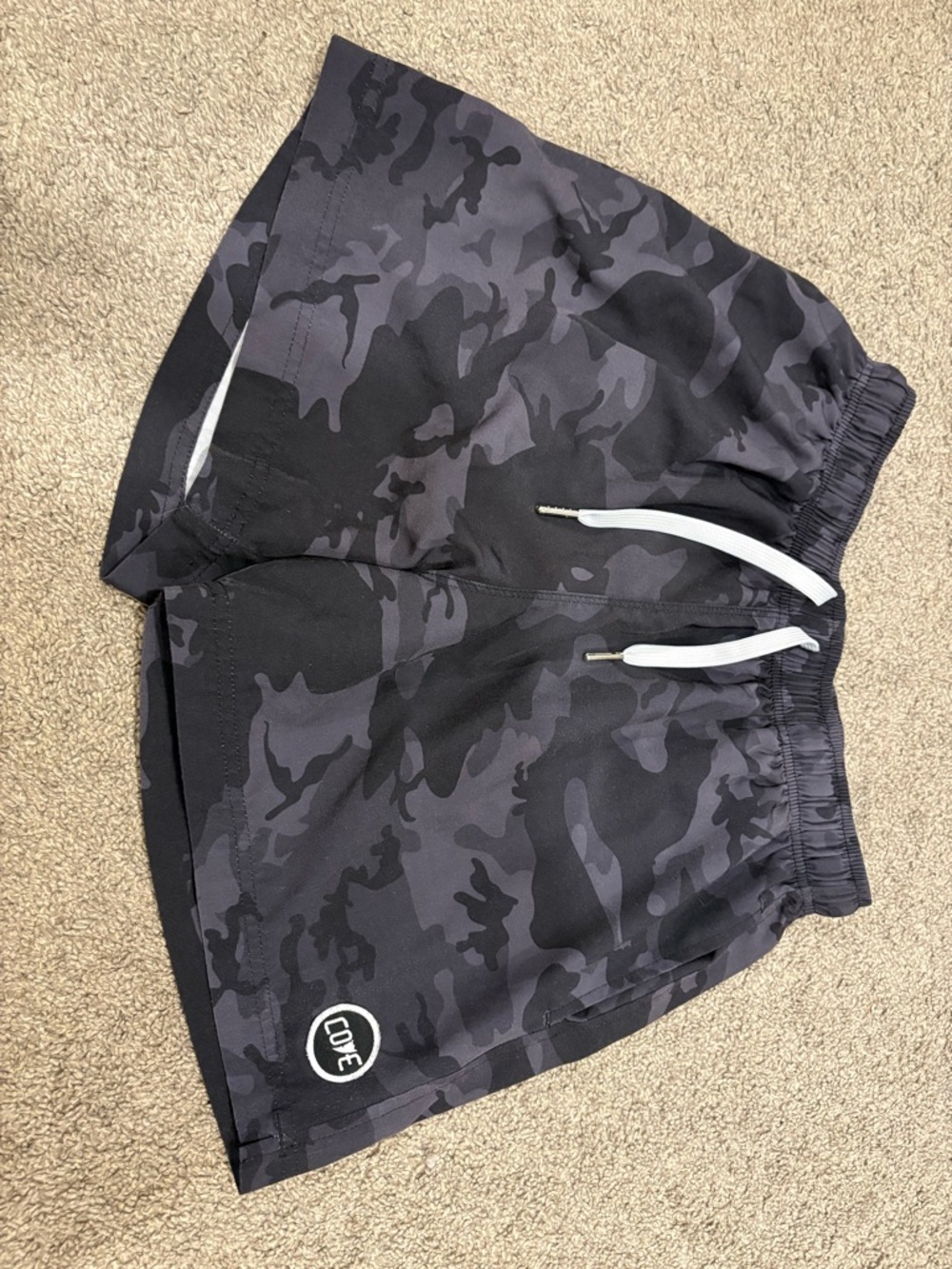 Cove Navy and Light Gray Camo Athletic shorts